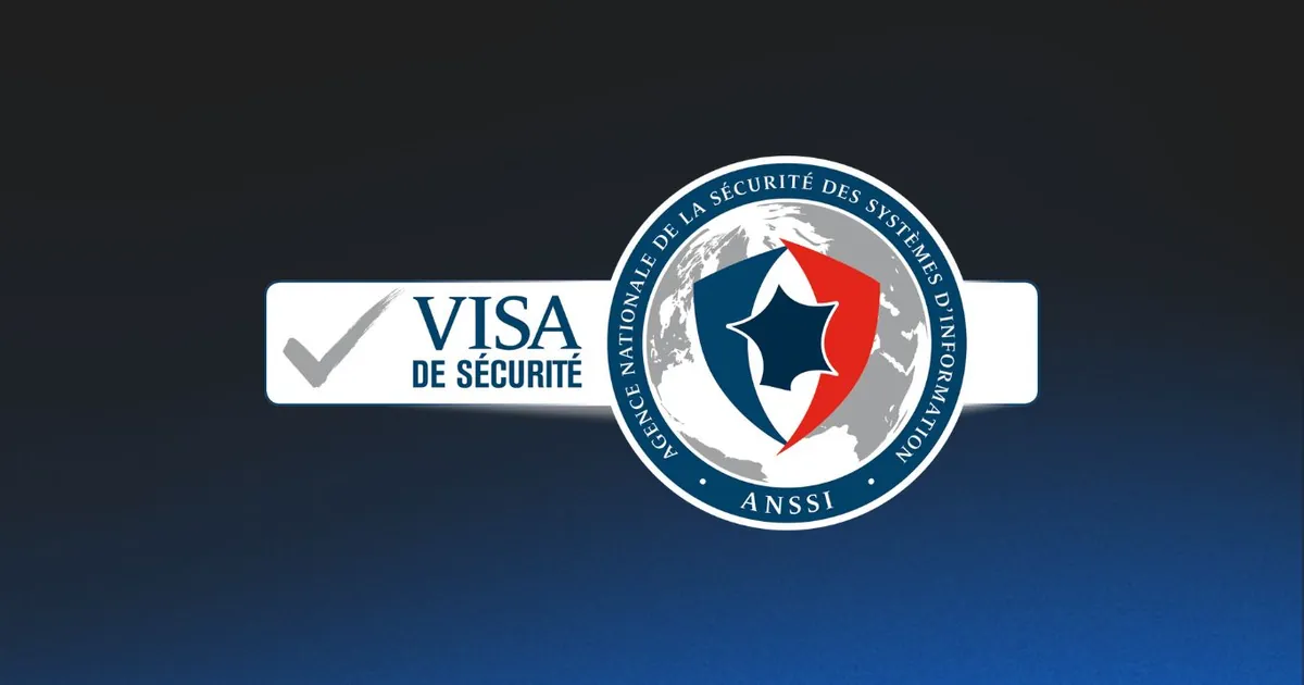 Logo Visa de sécurité de l'ANSSI, agence nationale de la sécurité des systèmes d'information