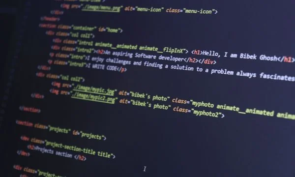 Création de site web, code